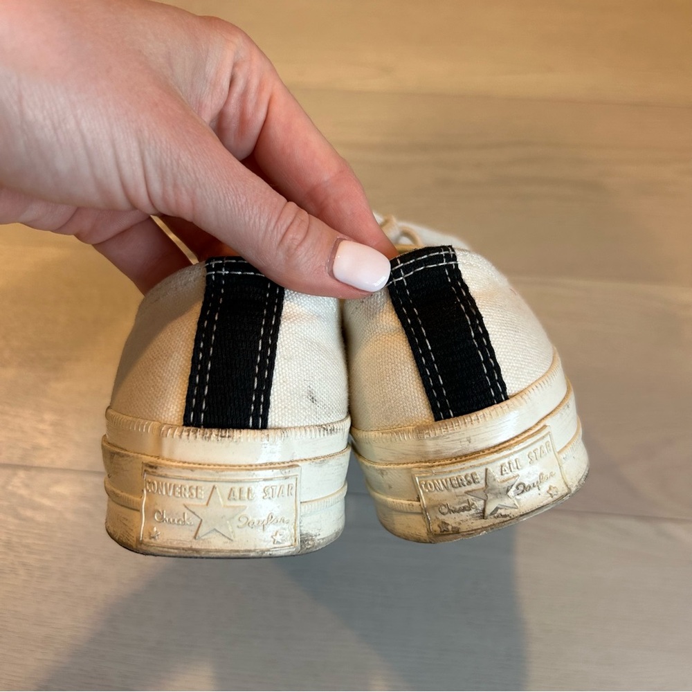 Converse Comme Des Garçons PLAY Low-Top Sneakers Women’s Size 6 - Picture 7 of 12